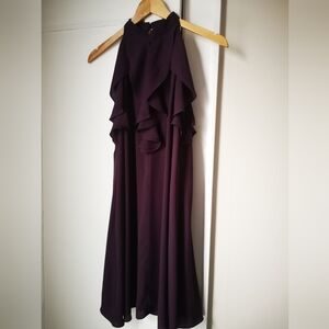 Reitmans purple ruffle dress size small